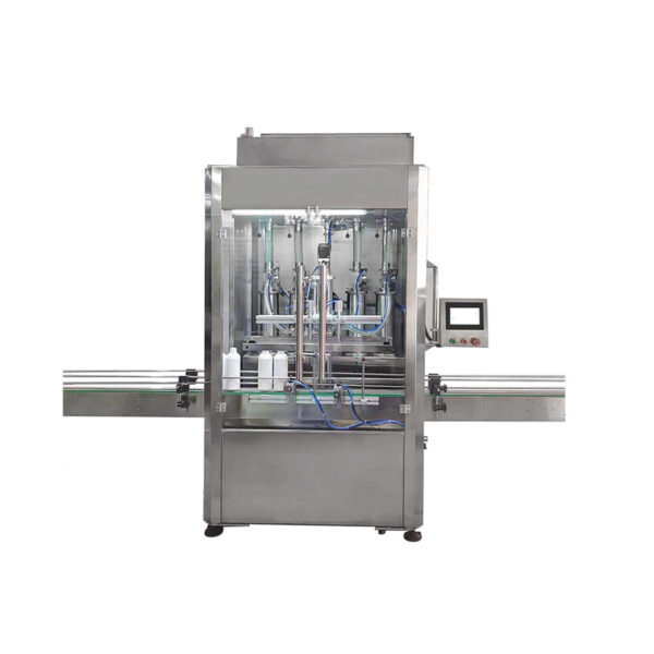 Four-head Piston Pump Filling and Capping Line