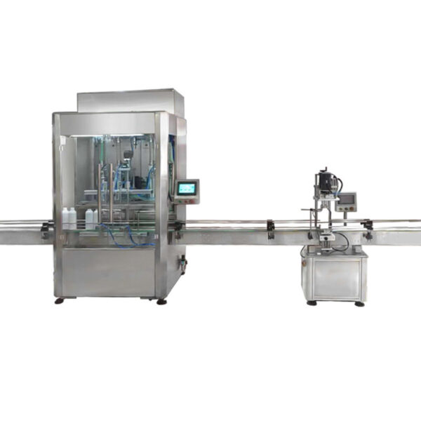 Four-head Piston Pump Filling and Capping Line