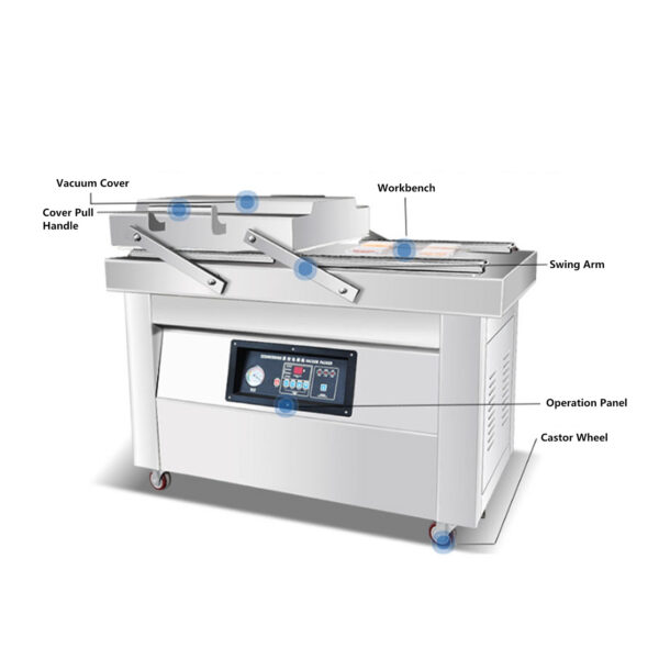 Double-Chamber Vacuum Packaging Machine