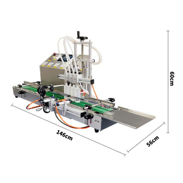 3.5L Table-top Four-head Magnetic Pump Filling Machine